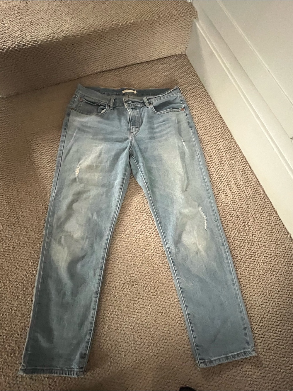Levi's Women's Straight Leg Light Blue Jeans